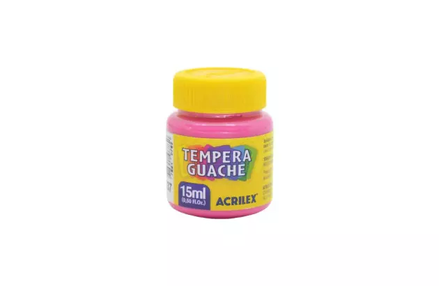 TINTA GUACHE 15ML ROSA 537 ACRILEX - UNIDADE