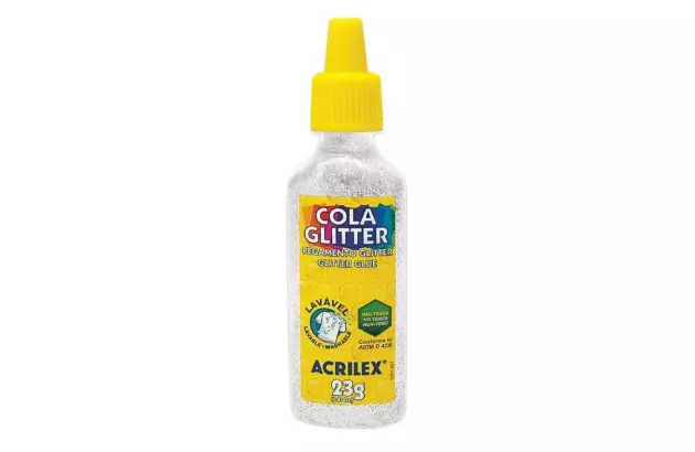 COLA GLITTER 23G CRISTAL 209 ACRILEX 2900