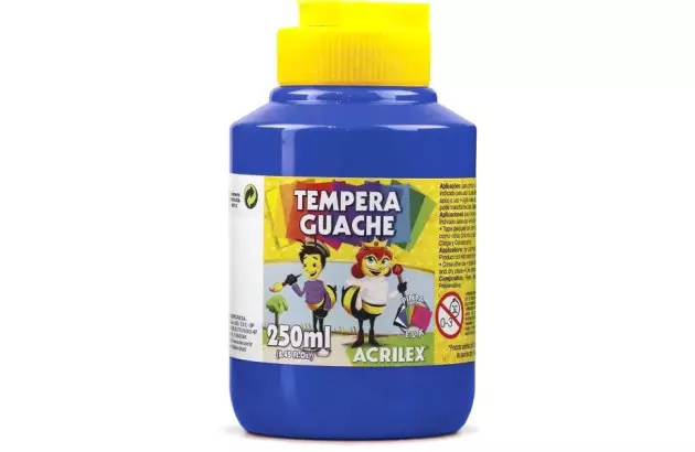 TINTA GUACHE 250ML AZUL 559 ACRILEX 2025