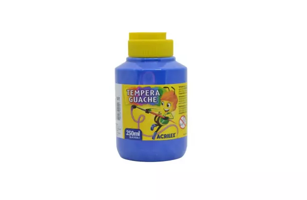 TINTA GUACHE 250ML AZUL TURQUESA 501 ACRILEX 2025