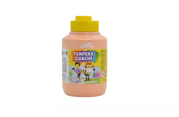 TINTA GUACHE 250ML AMARELO PESSEGO 538 2025 ACRILEX