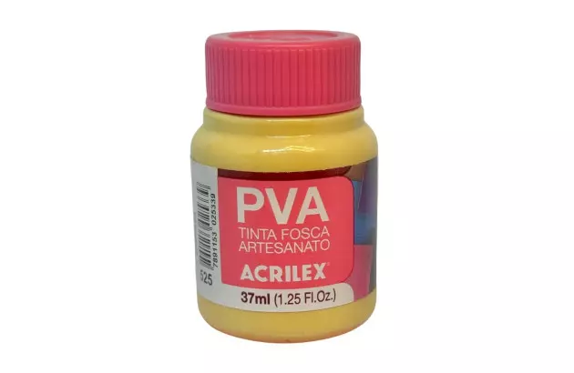 TINTA PVA FOSCA PARA ARTESANATO 37ML CAMURÇA 525 -UNIDADE | ACRILEX 3240