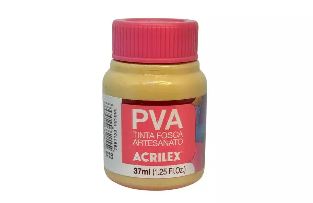 TINTA PVA FOSCA PARA ARTESANATO 37ML CAMURÇA QUEIMADO 818 - UNIDADE | ACRILEX 3240