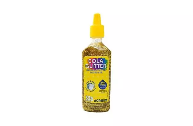 COLA GLITTER 35G OURO 201 2912 ACRILEX