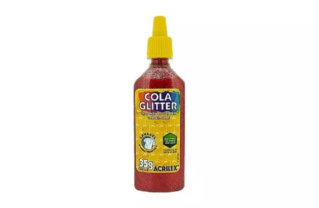 COLA GLITTER 35G VERMELHA 205 2912 ACRILEX