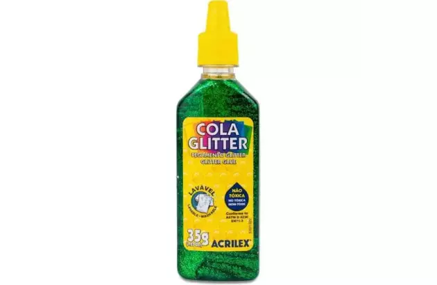 COLA GLITTER 35G VERDE 206 2912 ACRILEX