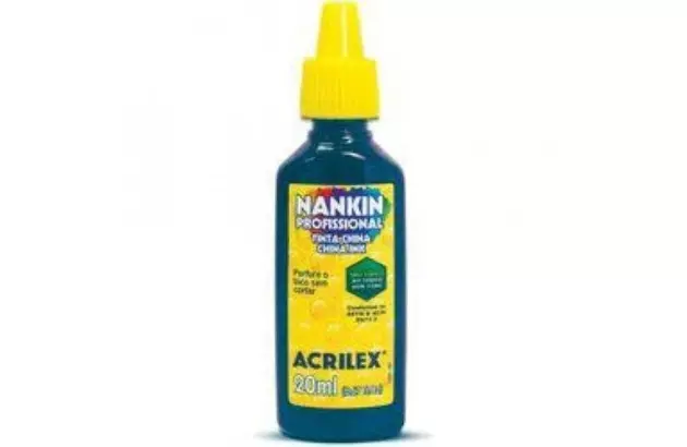 TINTA NANKIN AZUL TURQUESA 501 20ML 5120 ACRILEX