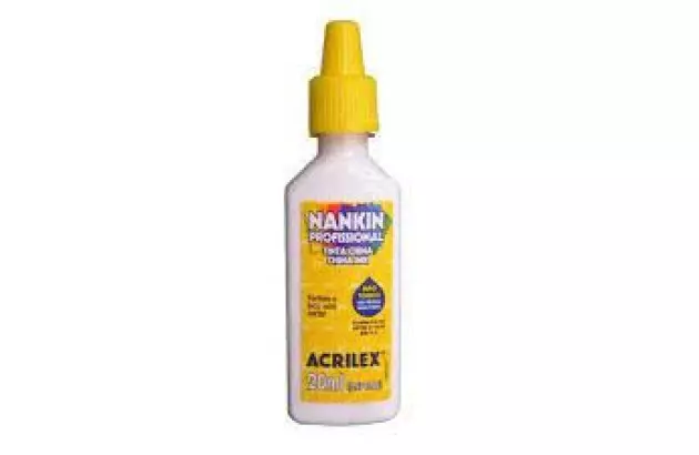 TINTA NANKIN BRANCO 519 20ML 5120 ACRILEX