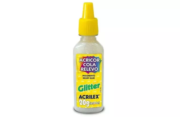 COLA ACRICOR RELEVO BRILLIANT CRISTAL 20G 3120 ACRILEX