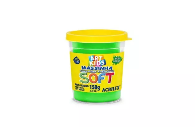 MASSA DE MODELAR SOFT 150G  VERDE ACRILEX 7315
