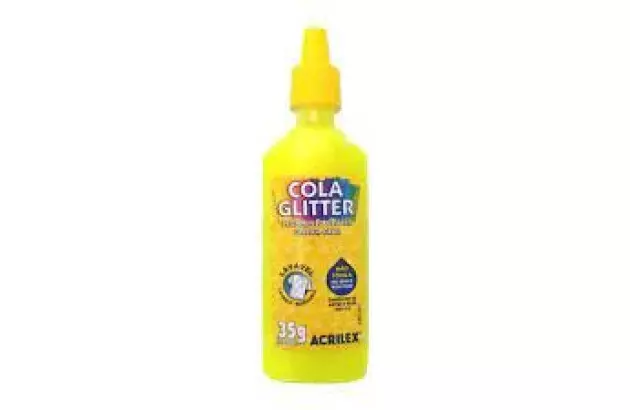 COLA GLITTER 35G AMARELO LIMAO 102 2912 ACRILEX