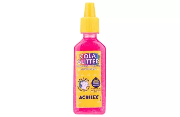 COLA GLITTER PINK 23G 2900 527 ACRILEX