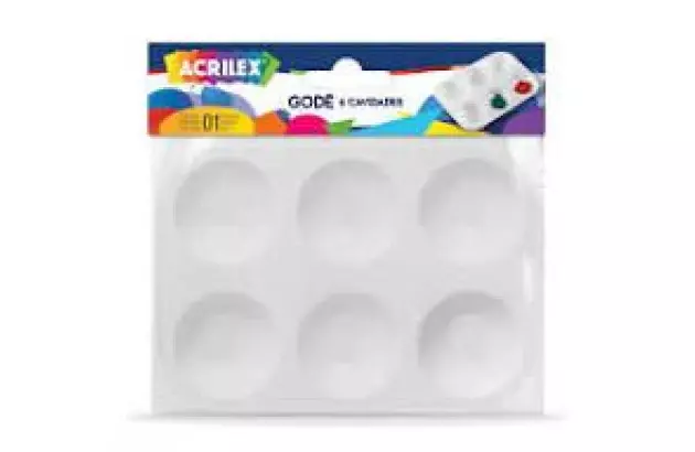 GODE COM 6 CAVIDADES ACRILEX 33506