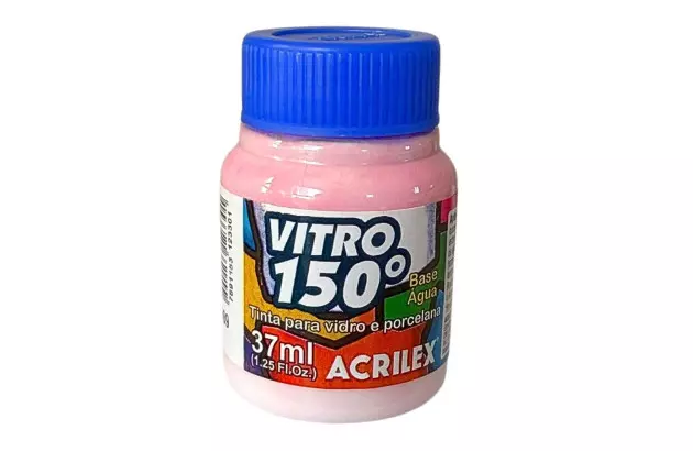 TINTA VITRO 150° 37ML TUTTI-FRUTTI 909 BASE DE ÁGUA - UNIDADE | ACRILEX 1140