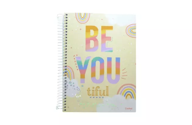 CADERNO CAPA DURA ARCO IRIS 12 MATERIAS CREDEAL