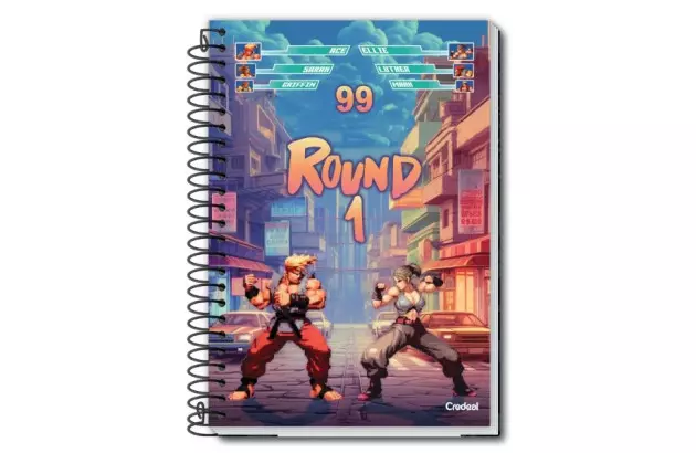 CADERNO CAPA DURA MY COLLECTION MASCULINO 16 MATERIAS CREDEAL