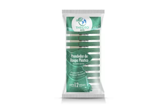 PRENDEDOR DE ROUPA PLÁSTICO SORTIDO PCT/12 THEOTO