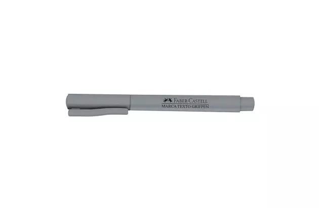MARCA TEXTO GRIFPEN CINZA PONTA CHANFRADA - FABER CASTELL MT/CZZF