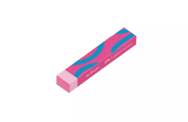 BORRACHA BE BRIGHT ROSA FABER CASTELL