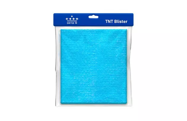 TNT 40G FINO AZUL CELESTE 3M X 1,40CM BLISTER  - SANTA FÉ