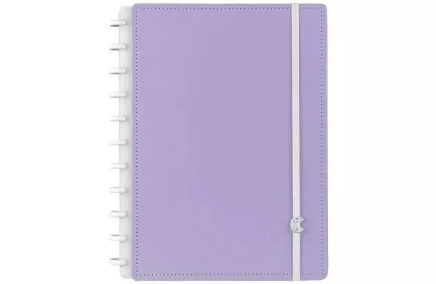 CADERNO INTELIGENTE GRANDE LILAS PASTEL CIGD4080