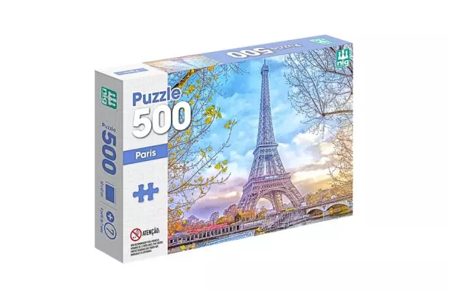 QUEBRA CABECA PARIS 500 PEÇAS | NIG BRINQUEDOS