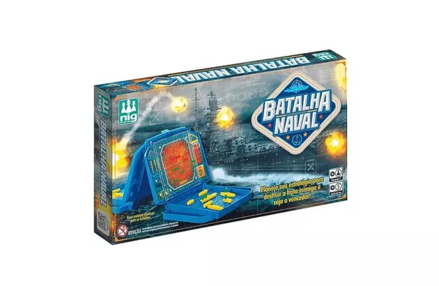 JOGO BATALHA NAVAL IDADE + 5 ANOS | NIG BRINQUEDOS