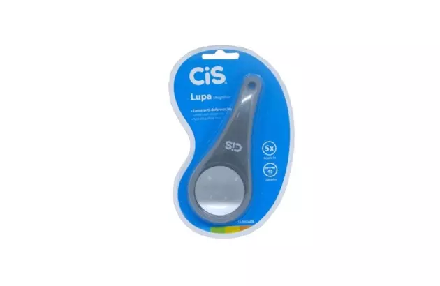LUPA COM DIÂMETRO 45MM AMPLIA ATÉ 5X  | LENTE ANTI-DEFORMAÇÃO - CIS
