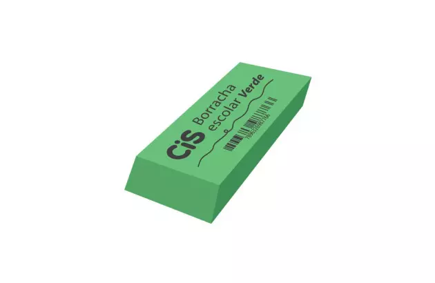 BORRACHA ESCOLAR VERDE CIS