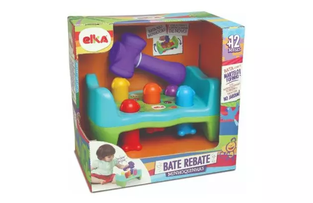 BRINQUEDO BATE REBATE MINHOQUINHAS 1172 ELKA