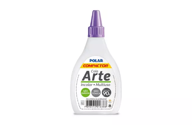 COLA POLAR ARTE 90G PARA ARTESANATO COMPACTOR