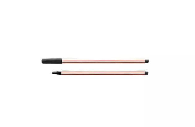 CANETA MICROLINE 0.4MM PRETA COMPACTOR
