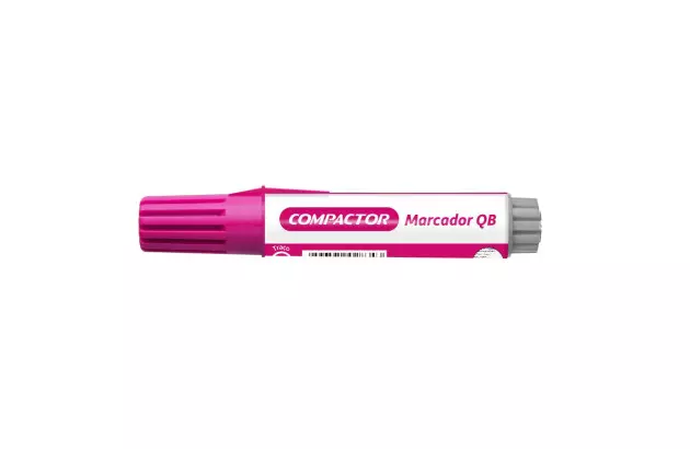 MARCADOR PARA QUADRO BRANCO RECARREGAVEL ROSA TRACO 2-4MM COMPACTOR