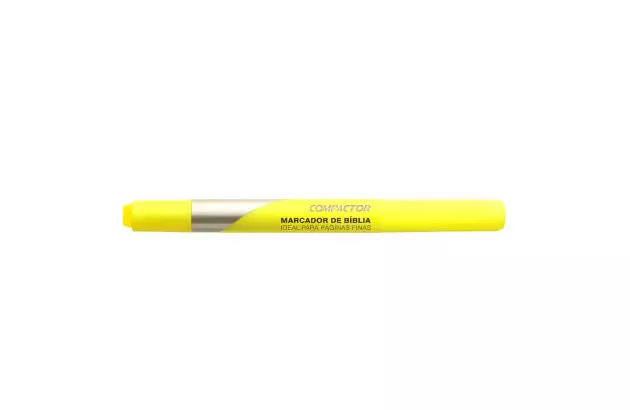 MARCA TEXTO DE BIBLIA EM GEL AMARELO COMPACTOR
