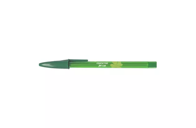 CANETA ESFEROGRAFICA JET LUX 1.0 COMPACTOR VERDE