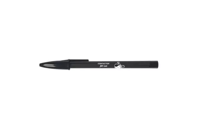 CANETA ESFEROGRAFICA JET LUX 1.0 COMPACTOR PRETA