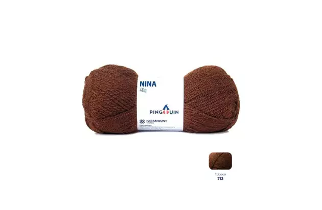 NOVELO DE LA NINA 40G MARROM TABACO 713 PINGOUIN