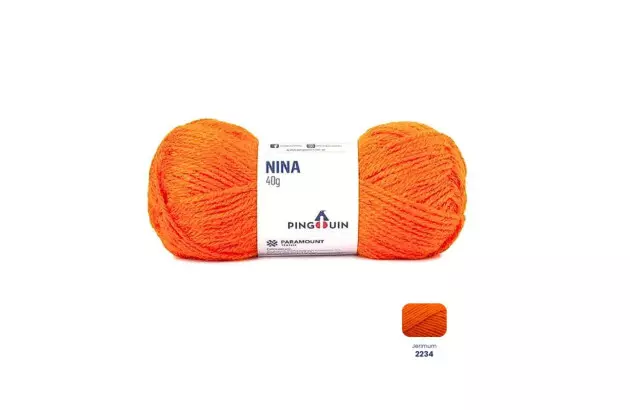 NOVELO DE LA NINA 40G LARANJA JERIMUM 2234 PINGOUIN