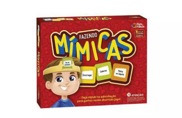 JOGO FAZENDO MÍMICAS ACIMA DE 8 ANOS - PAIS E FILHOS 987