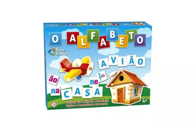 BRINQUEDO EDUCATIVO O ALFABETO 1034 PAIS E FILHOS