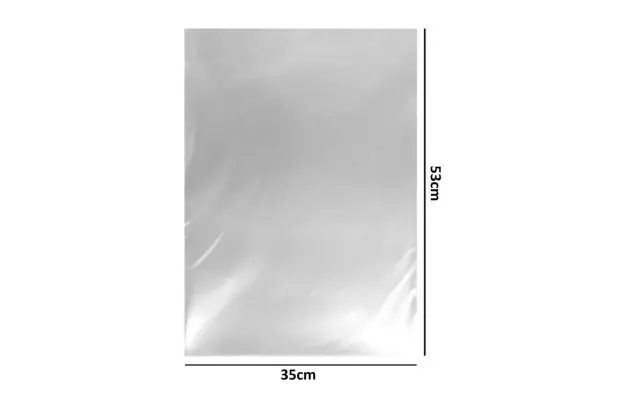 SACO PARA PRESENTE TRANSPARENTE 35X53 CM INCOLOR POLIPROPILENO PLÁSTICO - PACOTE COM 50 UND | GALA