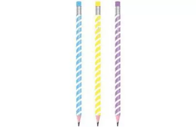 LAPIS COM BORRACHA WOW FUN MODELOS VARIADOS LEONORA