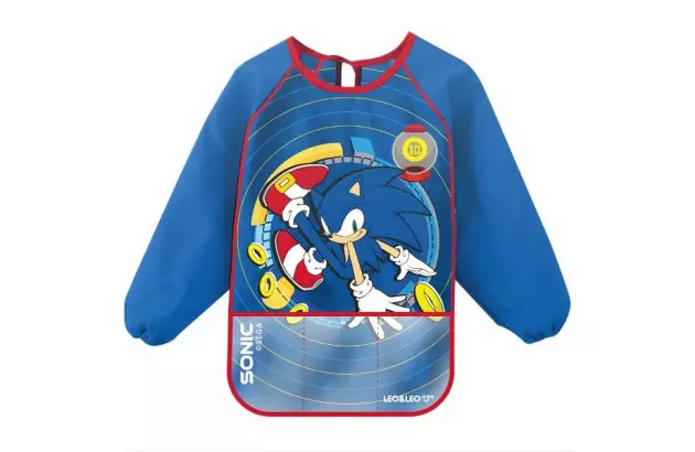 AVENTAL INFANTIL COM BOLSO SONIC INCLUSÃO LEO&LEO – 10145