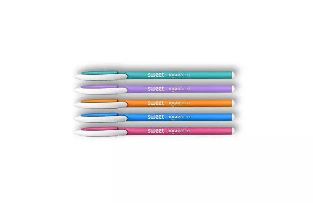 CANETA ESFEROGRÁFICAS 0.7 PERFUMADA SWEET CORES SORTIDAS JOCAR OFFICE