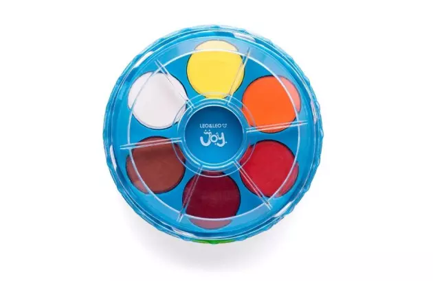 AQUARELA 12 CORES ESTOJO EMPILHÁVEL COLOR JOY - LINHA INCLUSÃO- LEO&LEO 72407