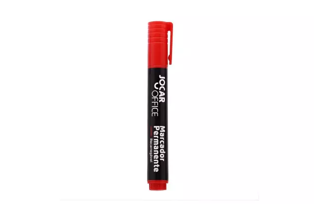MARCADOR PERMANENTE RECARREGAVEL VERMELHO JOCAR 96070