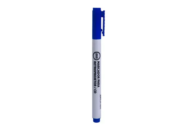 MARCADOR PARA CD E RETROPROJETOR AZUL 2MM JOCAR 96023