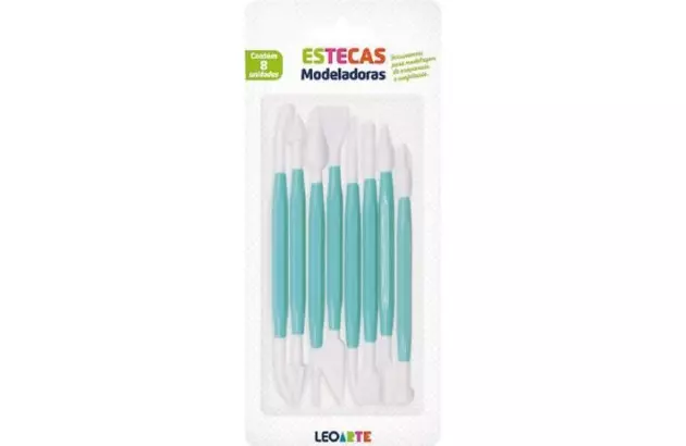 ESTECAS MODELADORAS  8 UNDS LEOARTE 79850