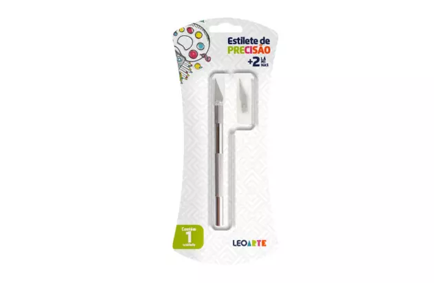 ESTILETE DE PRECISAO TIPO BISTURI COM 2 LAMINAS 91424