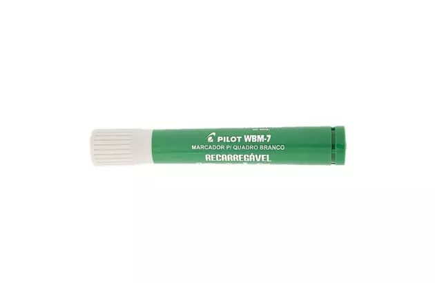 MARCADOR PARA QUADRO BRANCO RECARREGÁVEL WBM-7 VERDE PILOT | PONTA REDONDA 4.0 MM